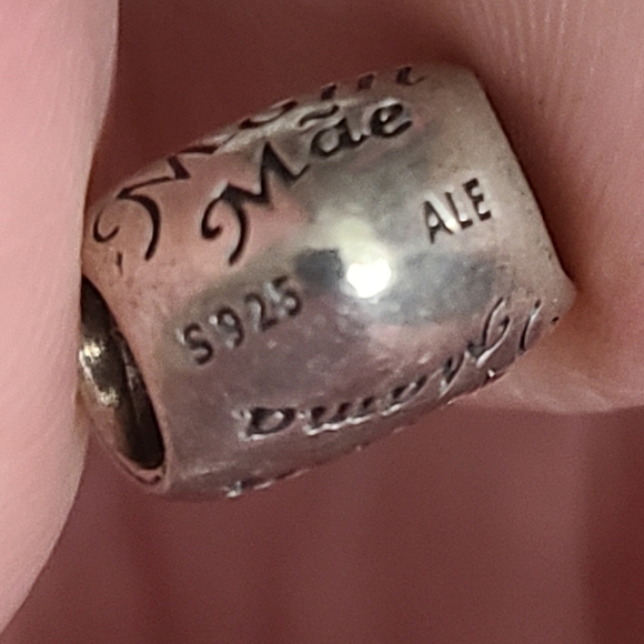 Pandora authentic Mom mother charm moms of the world languages heart sterling - Picture 5 of 9